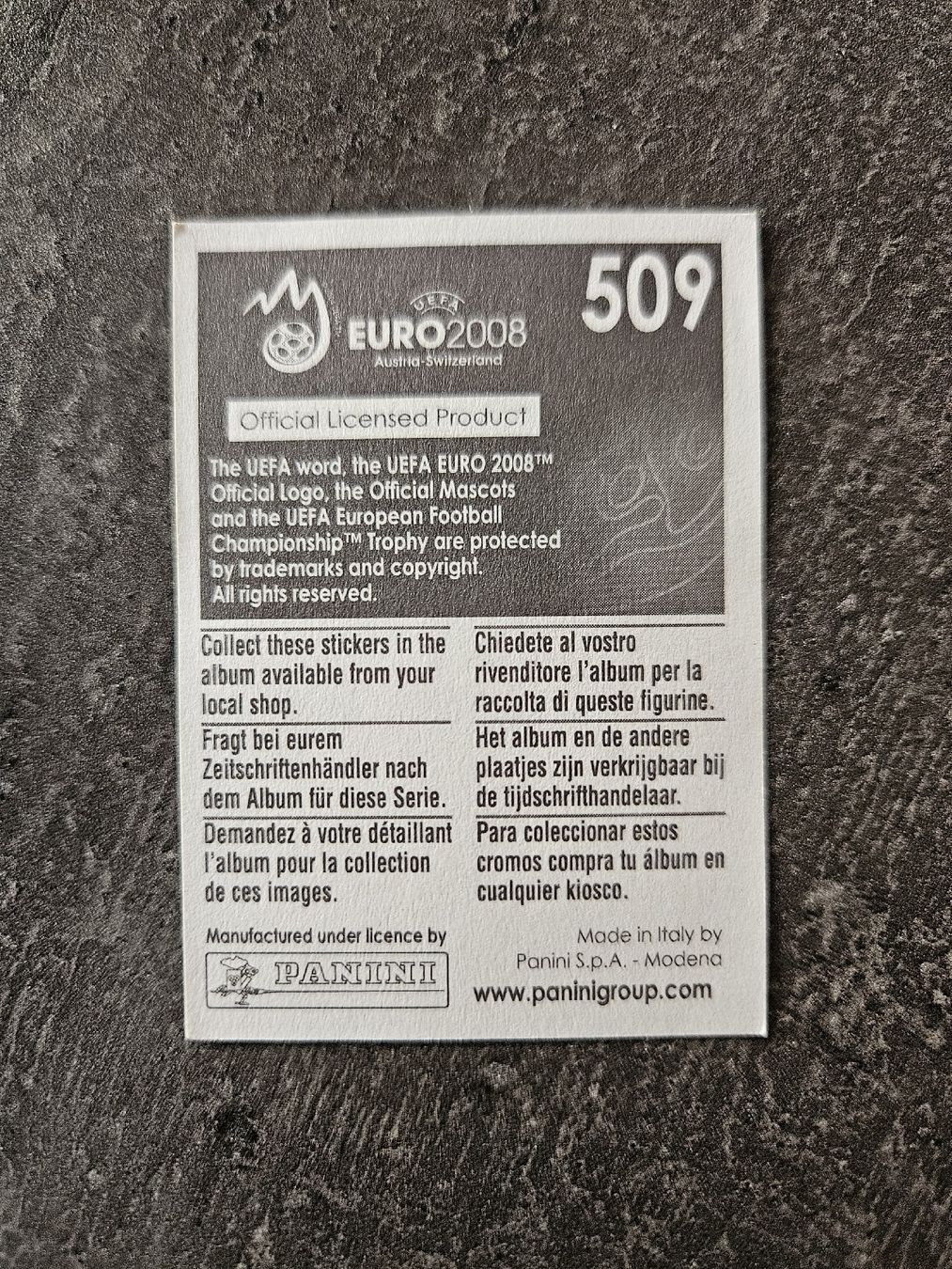 Panini Carte collezionabili: Christiano Ronaldo Euro 2008 – Usato da Aarau venduto da san_pb85 1