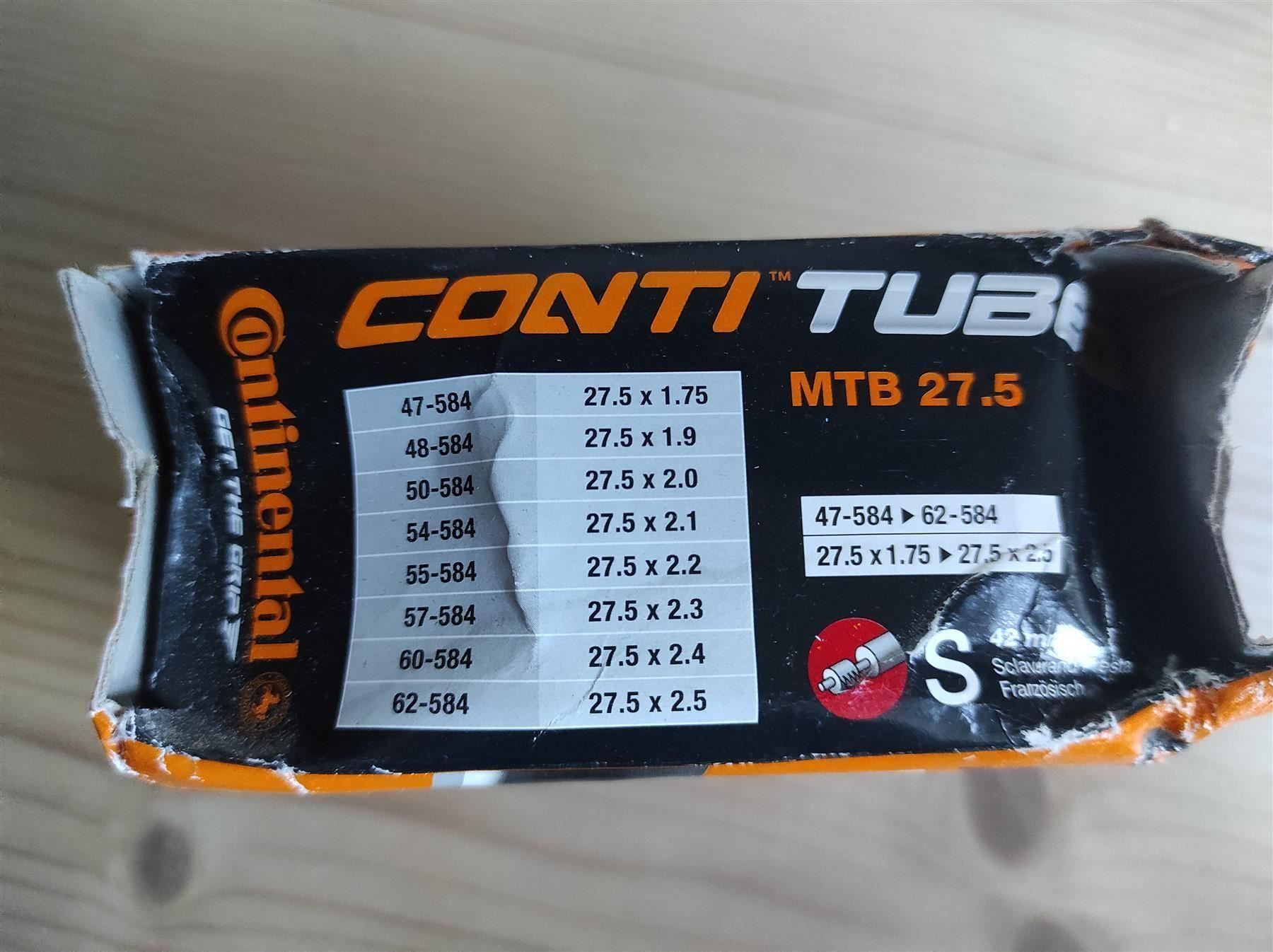 Ersatzteile: Continental CONTI MTB 27.5 S Schlauch – Neu (gemäss Beschreibung) aus Beckenried von SCHEMA79 3
