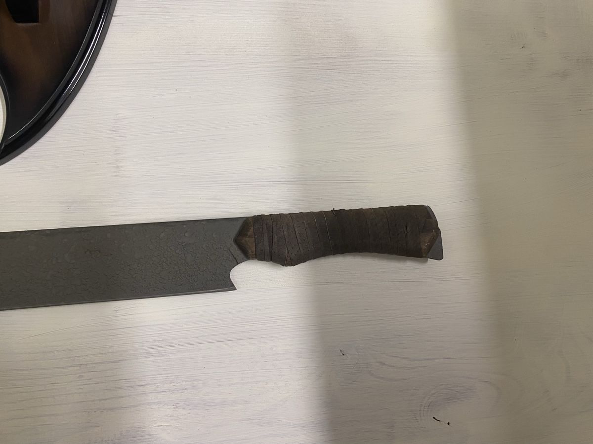 Altre raccolte & rarità: Herr der Ringe Schwert Uruk-Hai Scimitar – Usato da Frutigen venduto da M.Loer 2