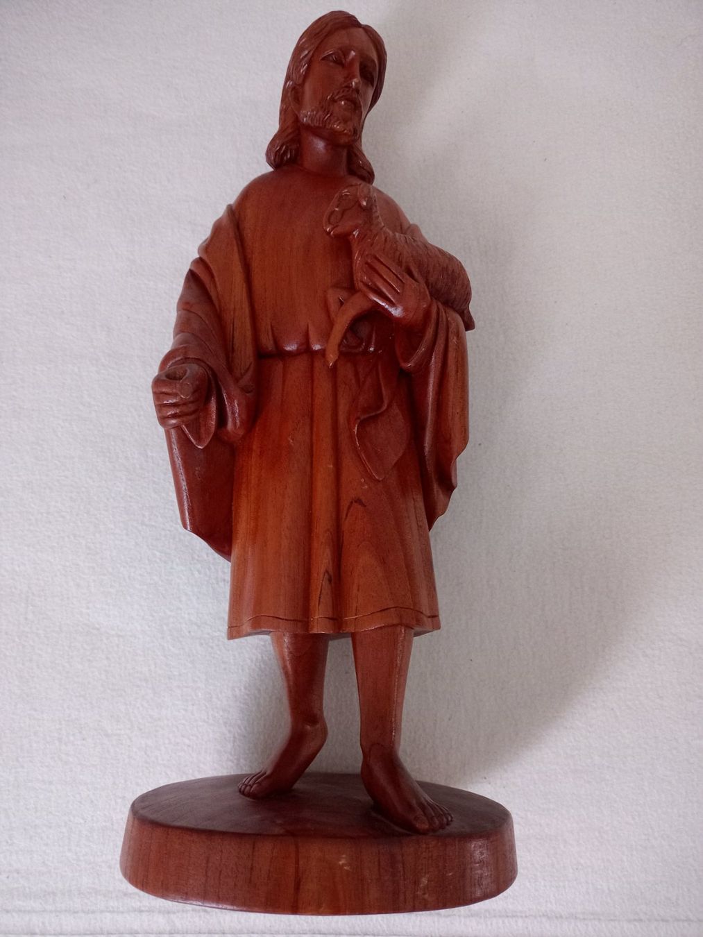 Statuette: Holzschnitzerei Jesus der Schäfer – Usato da Zürich venduto da Mephisto87 4