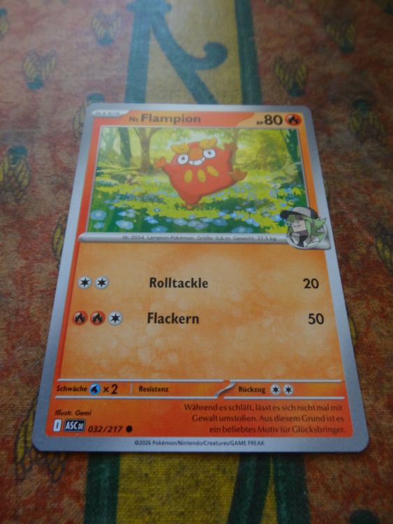 POKEMON ns Flampion I ASC DE 032/217 KP80 2026 (Gebraucht) in Romanel ...