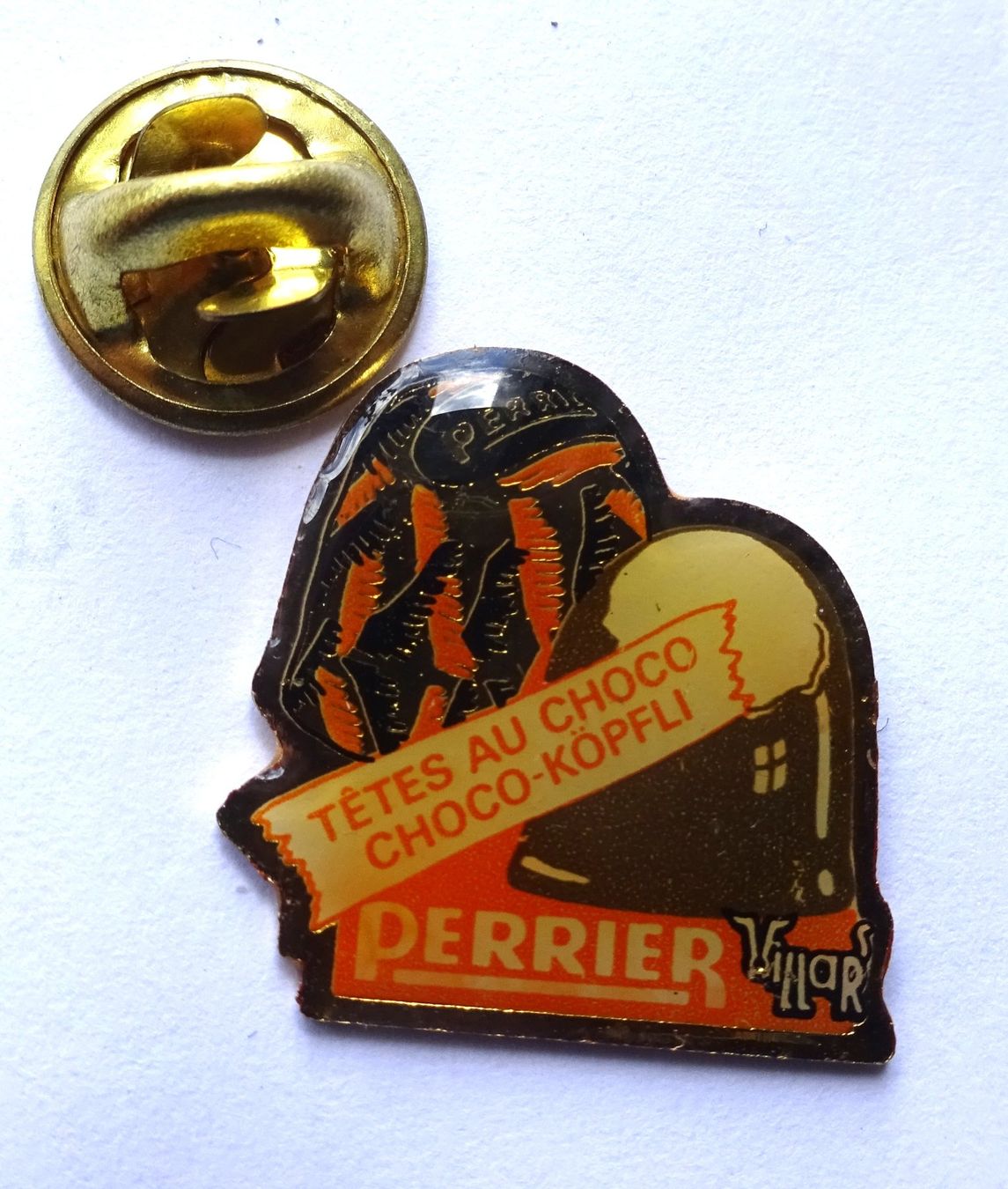 Plaketten & Abzeichen: Pin Schokolade PERRIER Villar – Gebraucht aus Utzenstorf von BUtter81