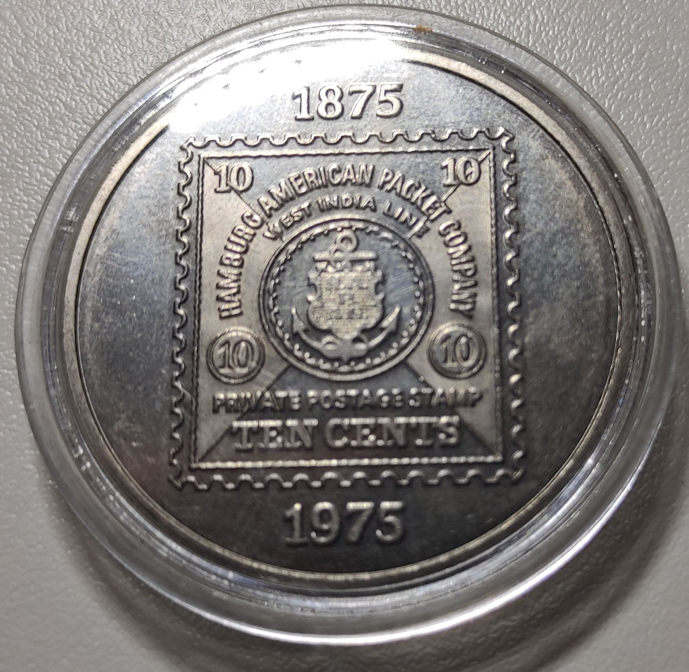 Medaillen: Medaille "Westindien Postdienst Hapag 1875-1879" – Neu (gemäss Beschreibung) aus Baar von Maxlee75 1