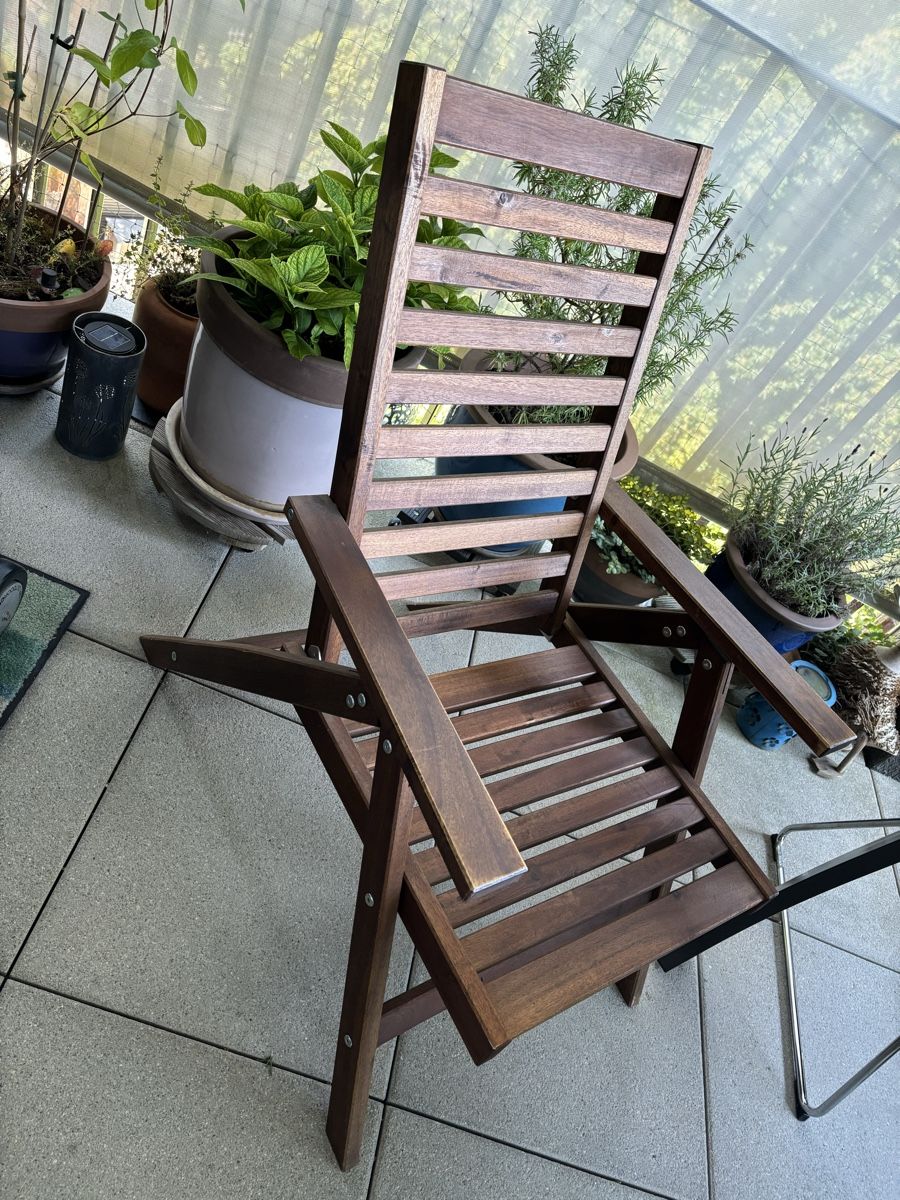 Ikea Sedie: Gartenstuhl aus Holz IKEA – Usato da Zürich venduto da celuni 1