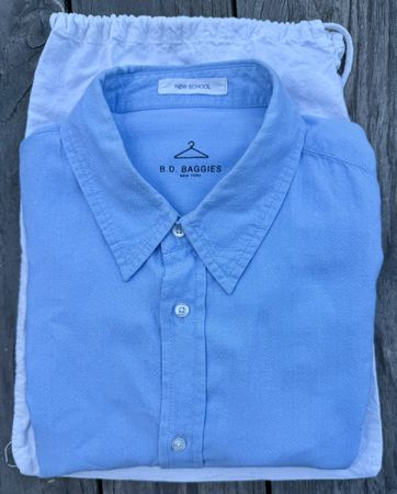 B.D. Baggies Hemd, hellblau, Gr. L, neuwertig, Top Zustand