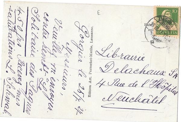 Cartoline postali: Chez le Bart Detailansicht – Usato da Olten venduto da clotaldi 1