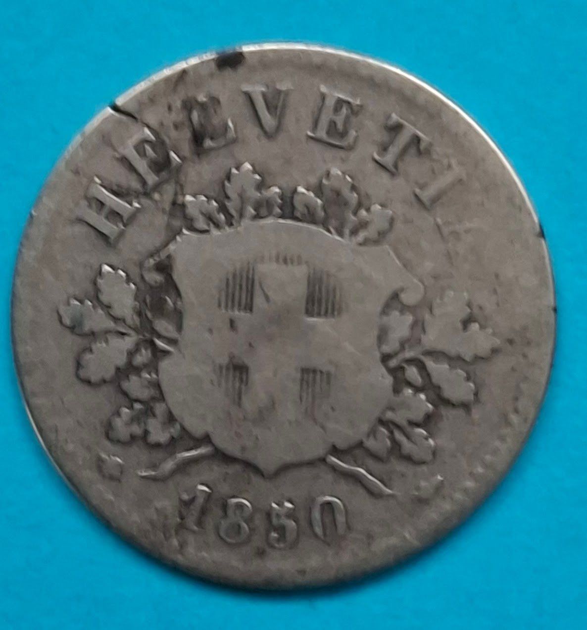 Alle Münzen: CHF___0.10 1850 S++ – Gebraucht aus Fribourg von Kiki020 1