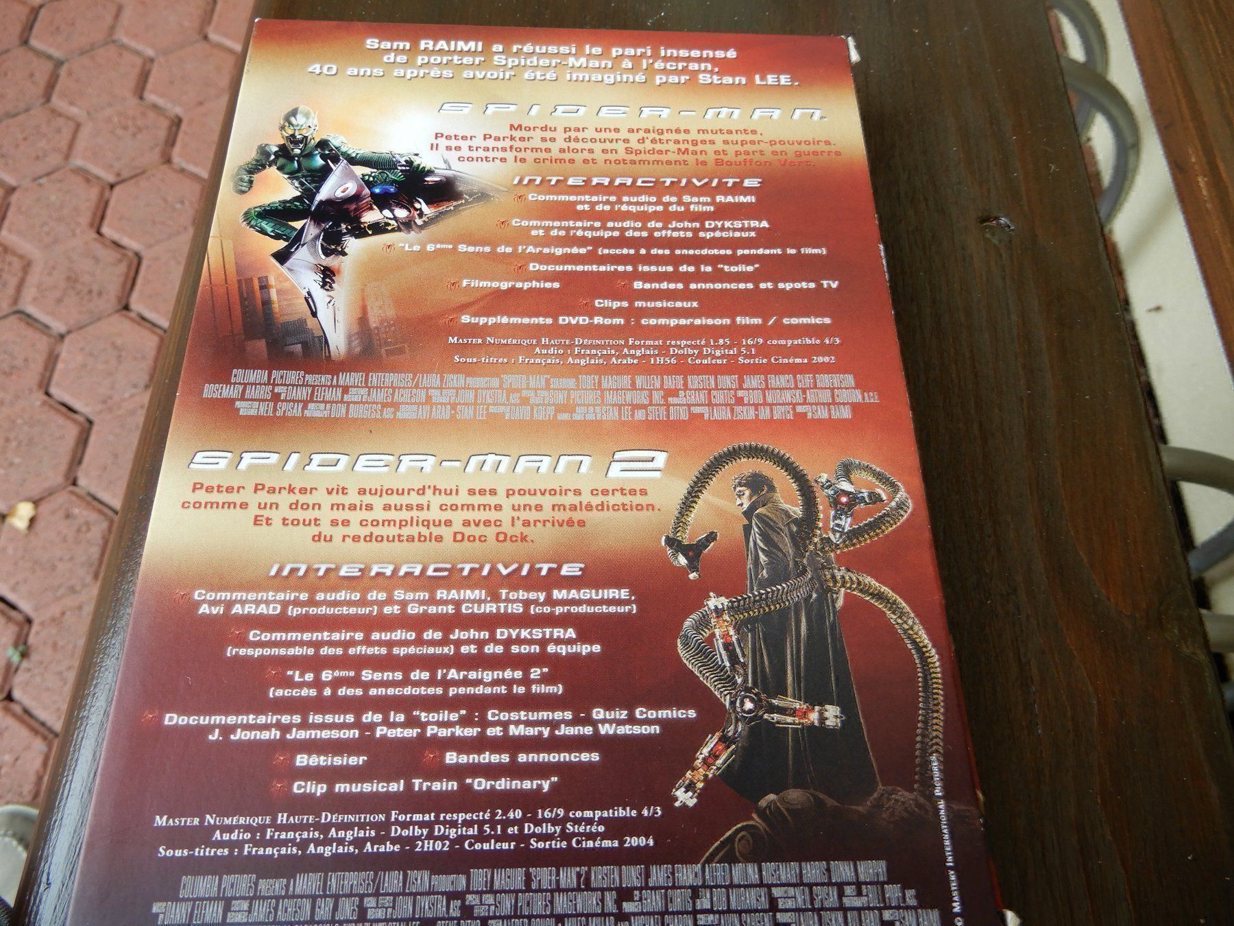 Tutti i DVDs: Spider-Man & Spider-Man 2 France 2 DVD – Usato da Worben venduto da MaKo3252 1