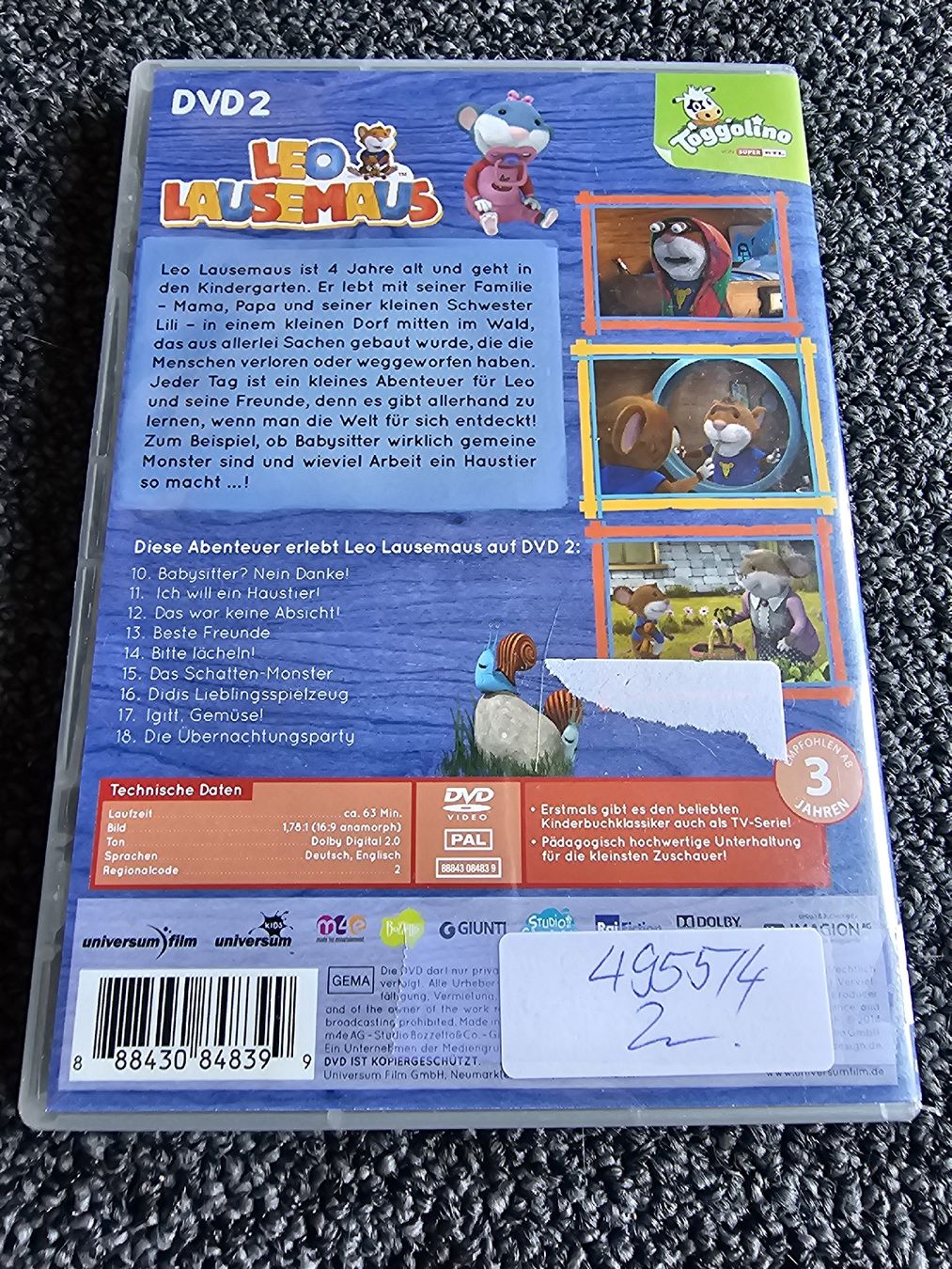 Tutti i DVDs: DVD Leo Lausemaus 2 (21022) – Usato da Ruswil venduto da jan_bxl5 1