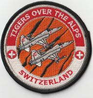 Patches "Tigers over the Alps" F-5, Schweiz, Szoff mit Klett