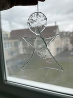 Glasengel, Weihnachtsdeko, Christbaumschmuck, Handarbeit