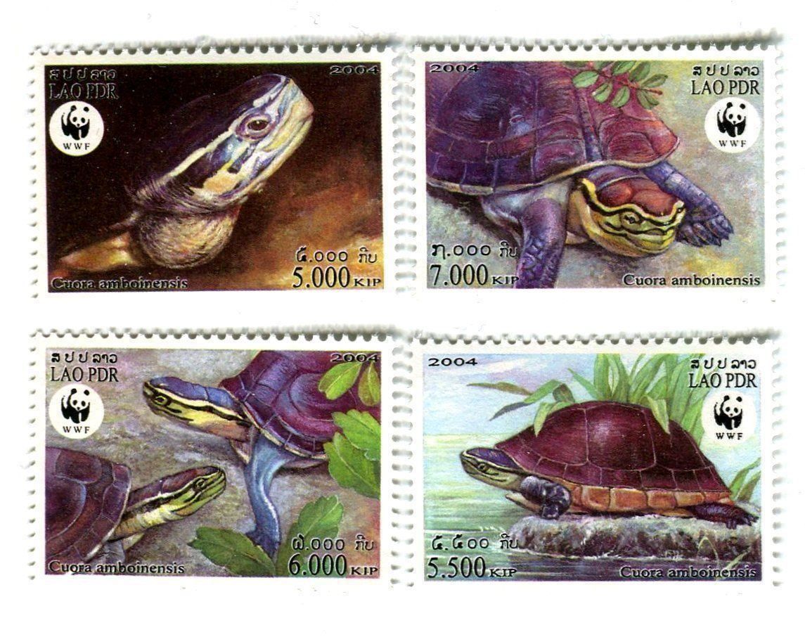 Alle Briefmarken: Briefmarken "Schildkröten". Laos. – Neu und originalverpackt aus Basel von Butsch5
