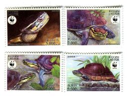 Briefmarken "Schildkröten". Laos.