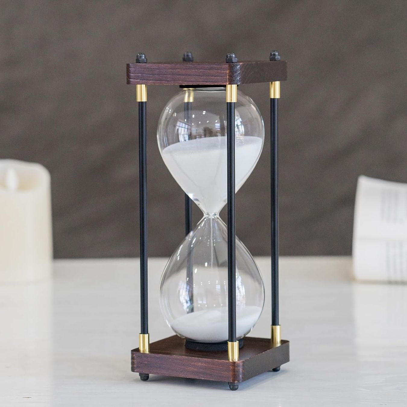 Orologi: Große Sanduhr, Sanduhren-Timer 60 Minuten – Nuovo e nell'imballaggio originale da Gränichen venduto da omniadeals