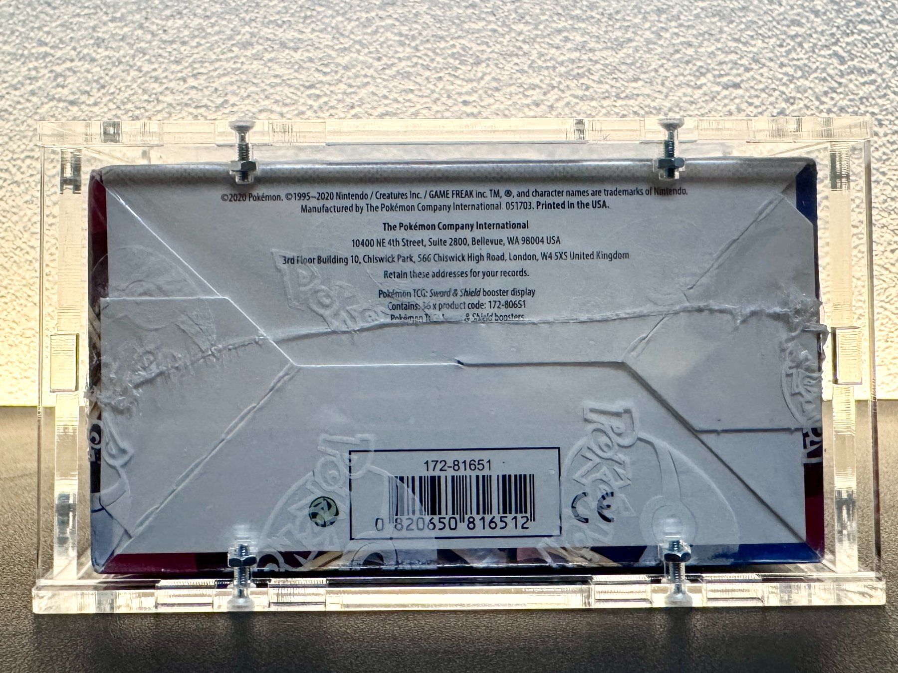 Pokémon Carte collezionabili: Pokémon Sword & Shield Base Display EN OVP + Acrylbox – Nuovo e nell'imballaggio originale da Schlatt TG venduto da catch_up 7
