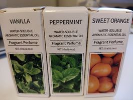 3er Set Aromatisches, Wasserlösliches Ätherisches Öle 3x10ml