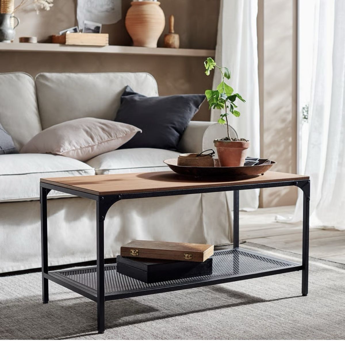 Tavoli: Ikea FJÄLLBO Coffee table, black – Usato da Glattbrugg venduto da farman-s 1