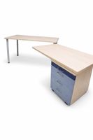 Eck-Schreibtisch mit 4 Schubladen der Marke Window