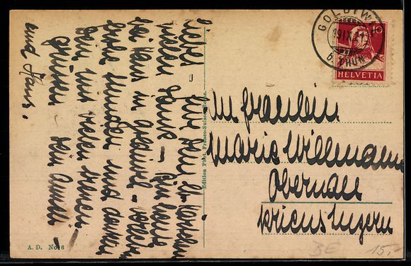 Cartes postales: AK Goldiwil, Teilansicht – D'occasion à Berlin par bartko-reher 1