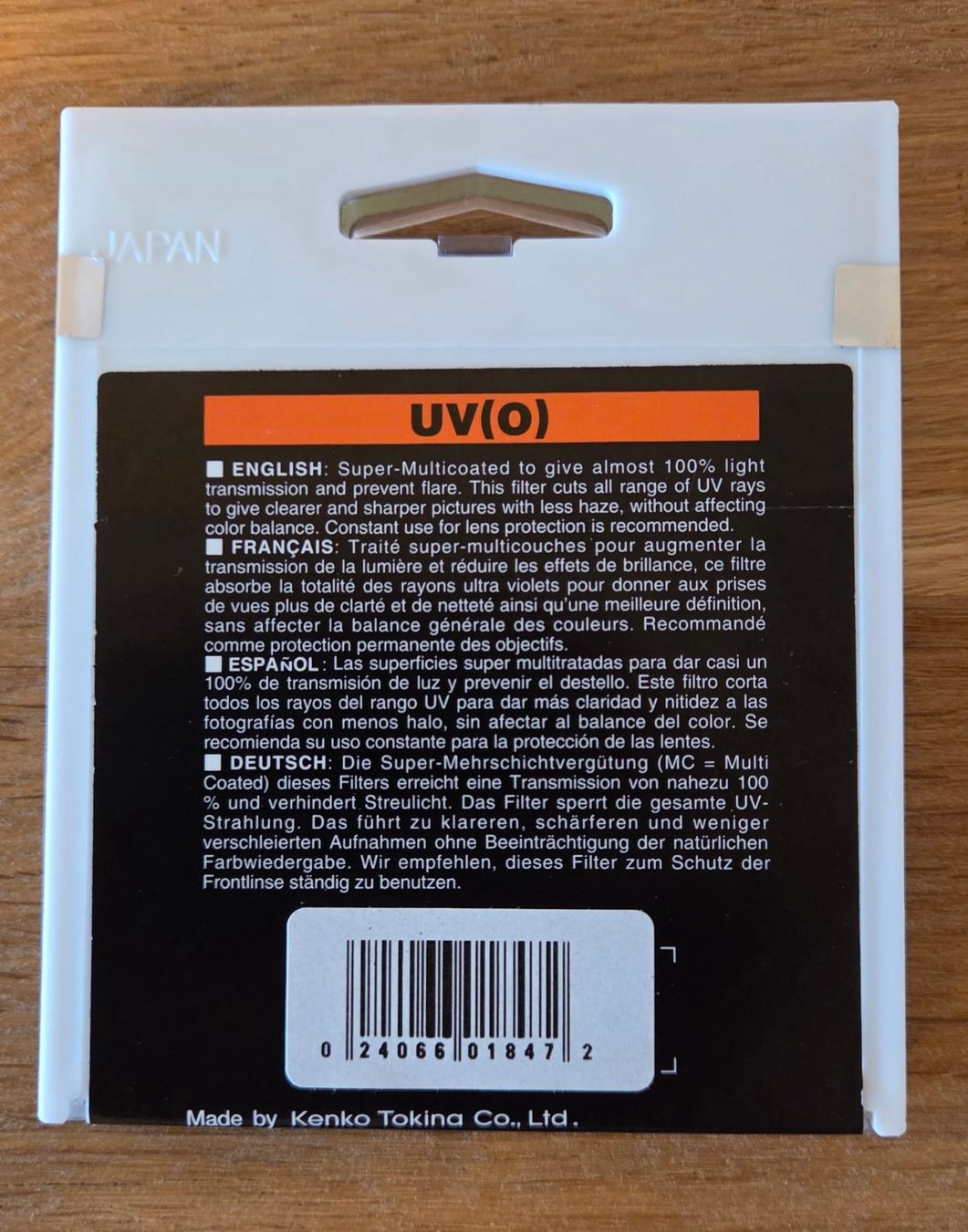 Filter: Filtre UV Hoya HMC Super Pro1 – Neu und originalverpackt aus Grand-Lancy von fredoD 1