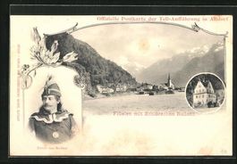 Flüelen, Ortsansicht mit Schlösschen R