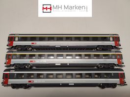 Roco 44769+70.1+71.1 Personenwagen SBB CFF FFS AC H0 mit OVP