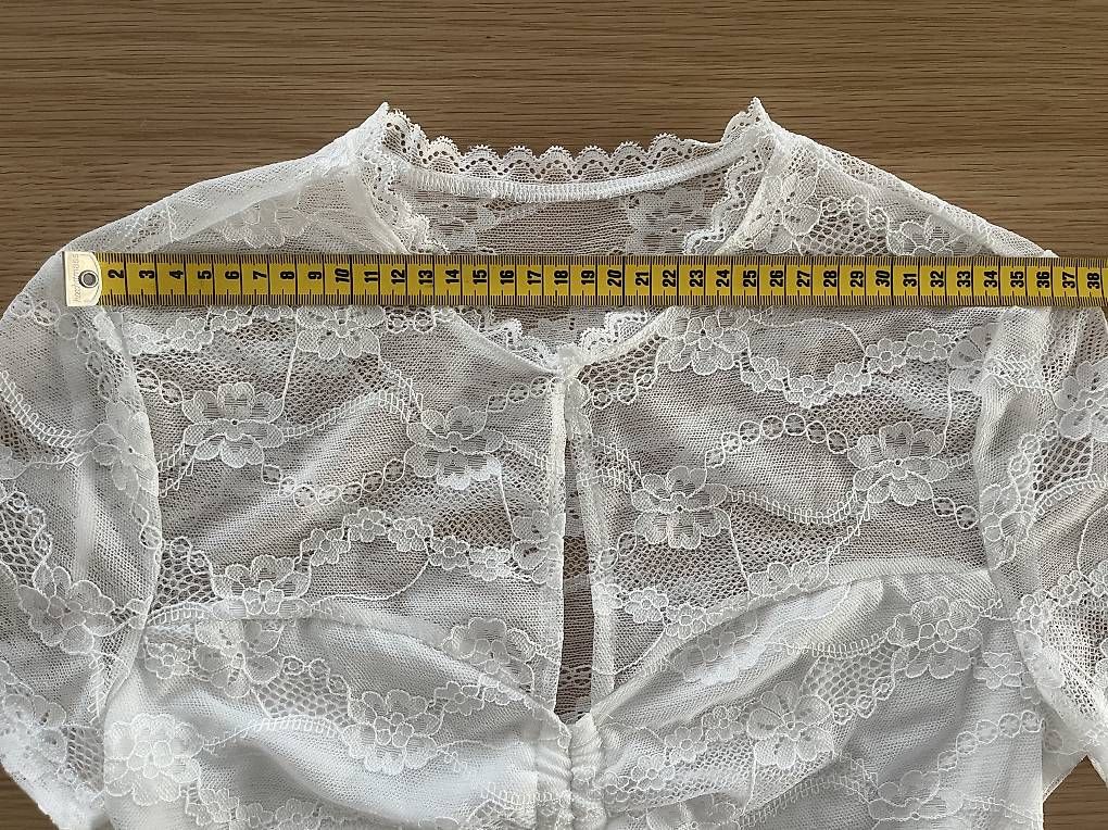 Camicette: Dirndlbluse weiss ca. Gr. S Oktoberfest – Nuovo (secondo la descrizione) da Reinach BL venduto da present4you 1