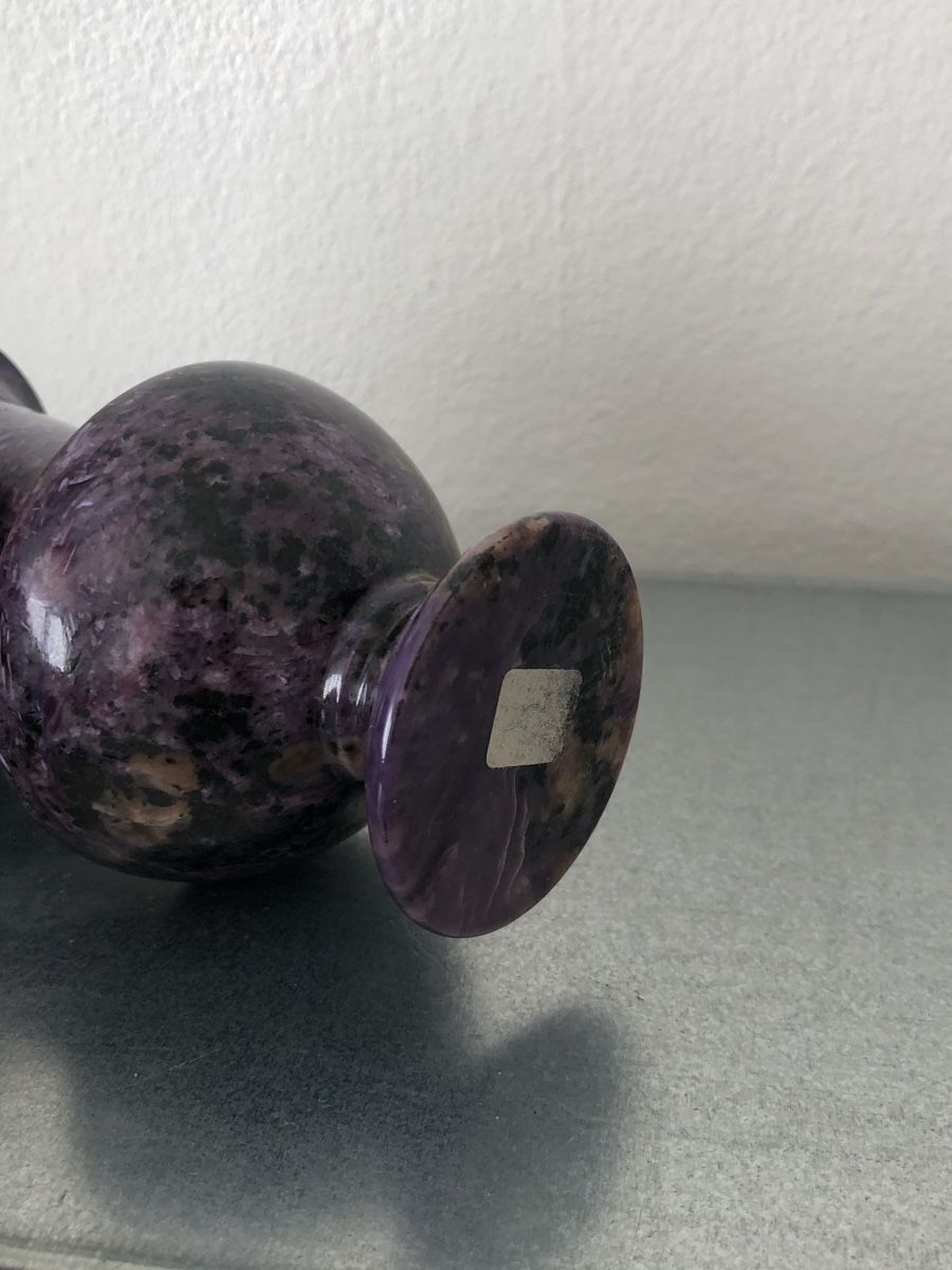 Edelsteine: Charoite Vase – Gebraucht aus Basel von Amechan. 3