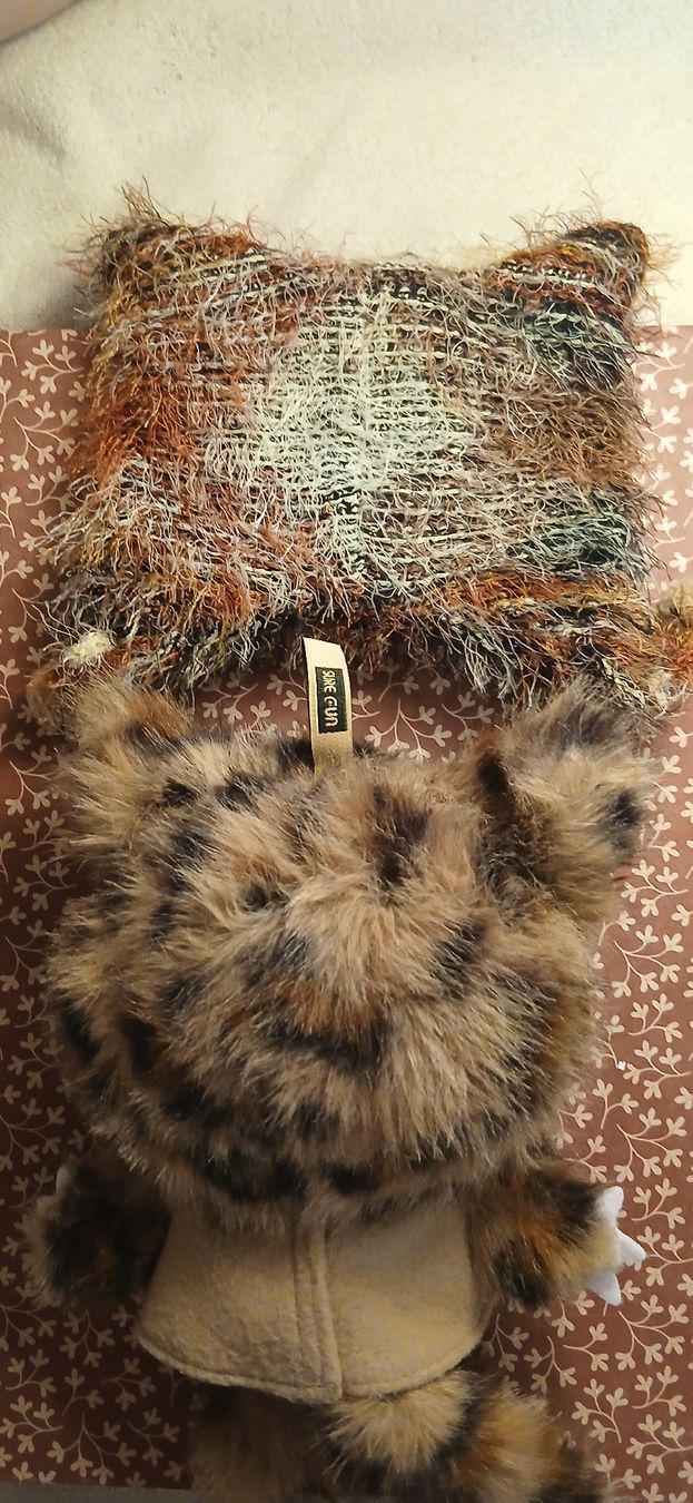 Bambole: authentique maymei Kitten brun leopard kitten avec bonnet – Nuovo (secondo la descrizione) da Lausanne venduto da hml_bxw9 1