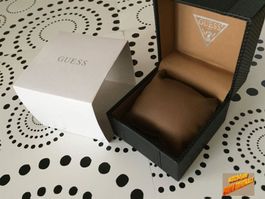 GUESS ORIGINAL - WATCH CASE BOX ECRIN SCHACHTEL - NEW !!!