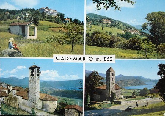 Cartoline postali: CADEMARIO Alto Malcantone – Usato da Jona venduto da philajona 1