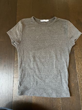 Graues Top von Bershka
