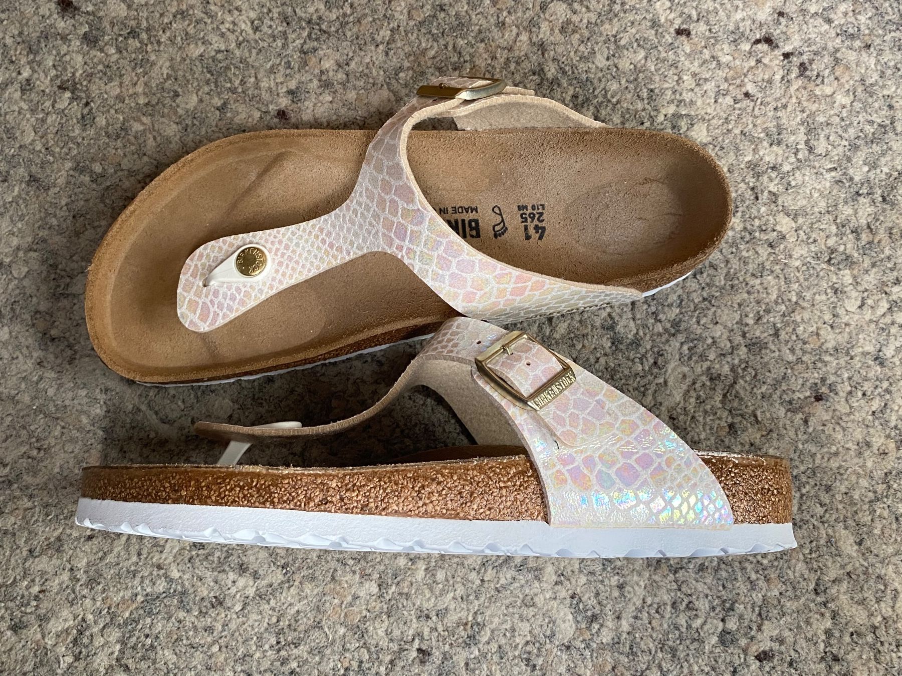 Birkenstock Scarpe da donna: Birkenstock Gizeh Gr. 41 – Nuovo (secondo la descrizione) da Wattwil venduto da edel88 2