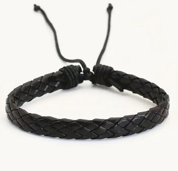 Armbänder & -reifen: PU-ARMBAND SCHWARZ, EINSTELLBAR DURCHMESSER CA.7,5CM. NEU – Neu und originalverpackt aus Bad Ragaz von Schtupsi