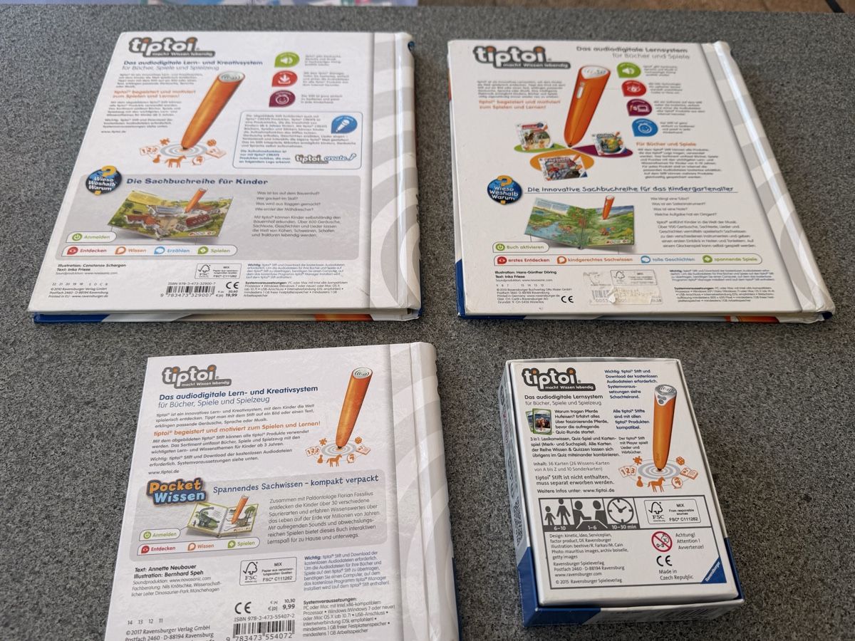 Tiptoi Giochi: Tip Toi Bücher und Spiel – Usato da Deitingen venduto da Himhip 1