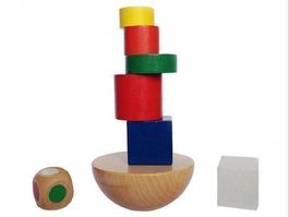 BALANCIERTURM - WACKELTURM MOTORIKSPIEL - HOLZTURM - SPIEL