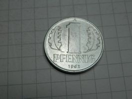 Deutschland - DDR 1 Pfennig, 1963