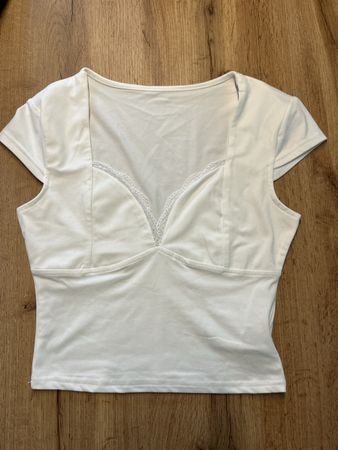 Weisses Top Gr. S