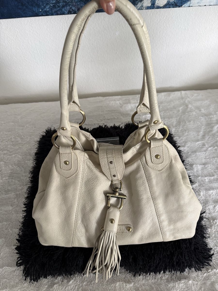 Borse da donna: Patrick Cox Handtasche, Elfenbein-farben – Usato da Zürich venduto da MarciaBraz 1