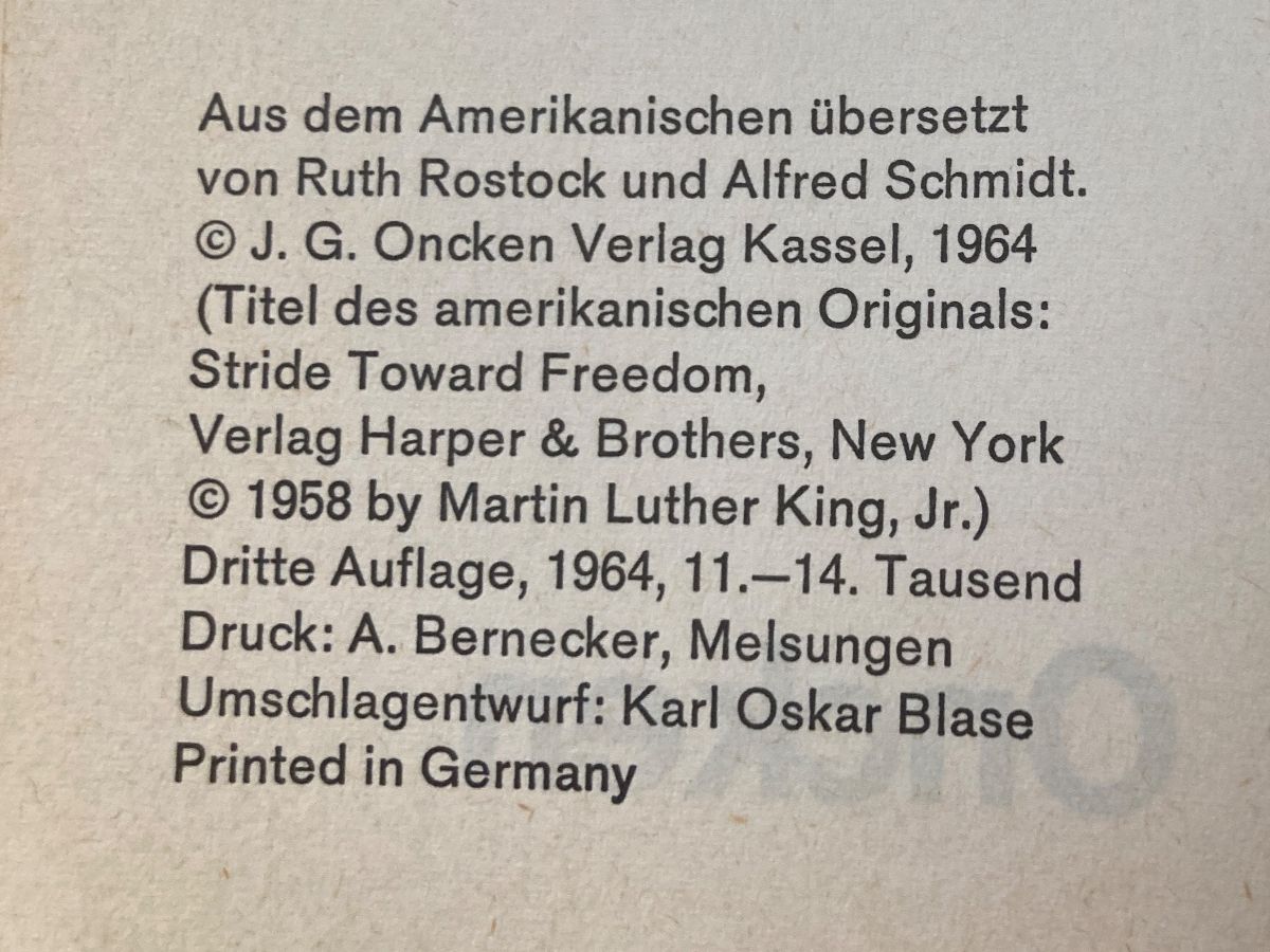 Livres: Martin Luther King - Freiheit – Neuf (Voir description) à Basel par magot58 3
