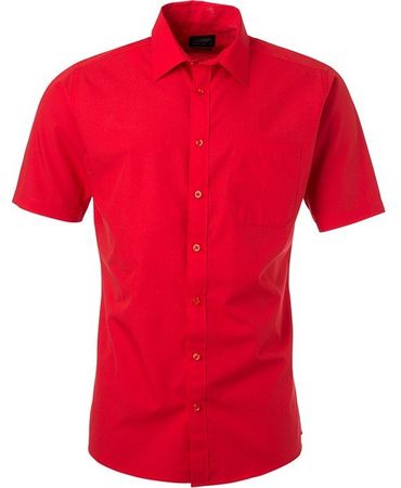 James & Nicholson JN680 – Kurzarm Poplin Hemd – Neu&OVP!