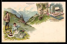 Litho Wildkirchli / Appenzell, Reklame f