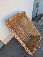 Alter Wäsche Korb Weide Vintage, TOP! 80cm