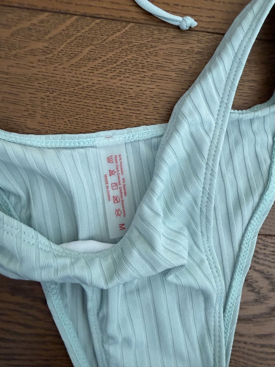 Costumi da bagno & Bikini: Neuer, hellblauer Bikini mit Rippmuster, Grösse M – Nuovo (secondo la descrizione) da Bassersdorf venduto da Sandy456 2