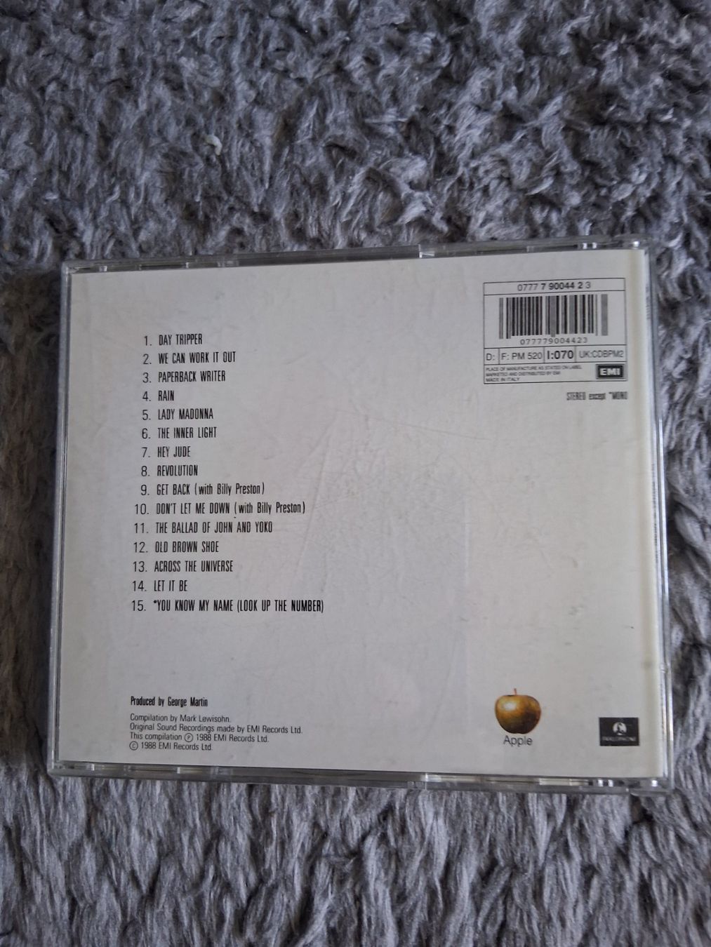 CD: THE BEATLES    PAST MASTERS     VOLUME TWO     CD – Usato da Wetzikon ZH venduto da Ramones01 1