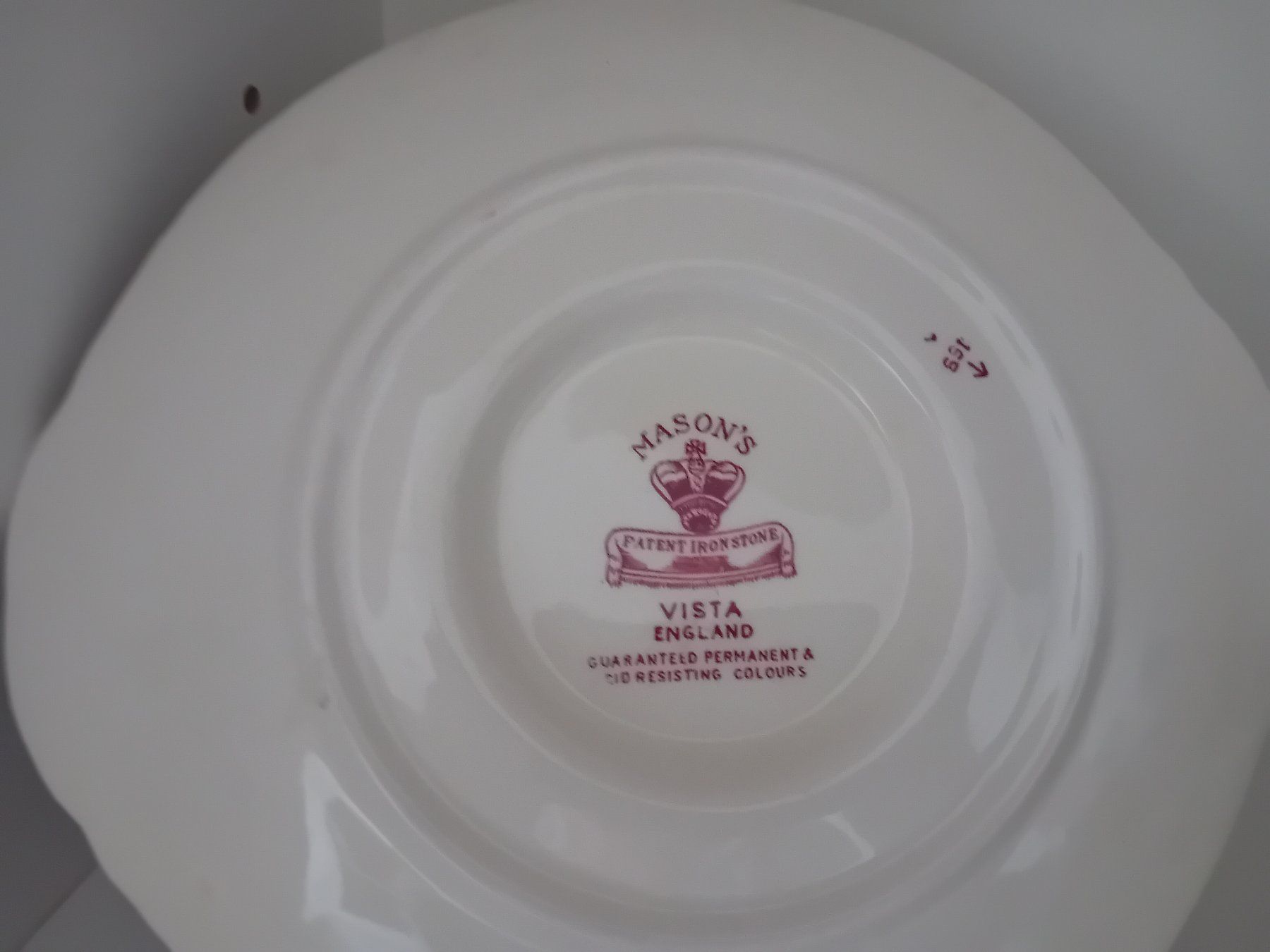 Ciotole: Mason's Vista Saucer – Usato da Arbon venduto da kor_w5lq 1