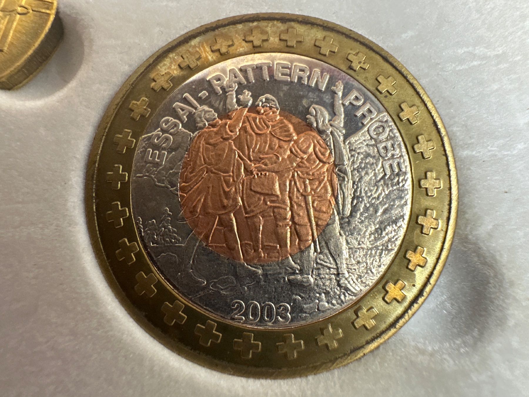 Medaillen: Probesatz Schweiz 2003 – Neu und originalverpackt aus Herisau von herau 5