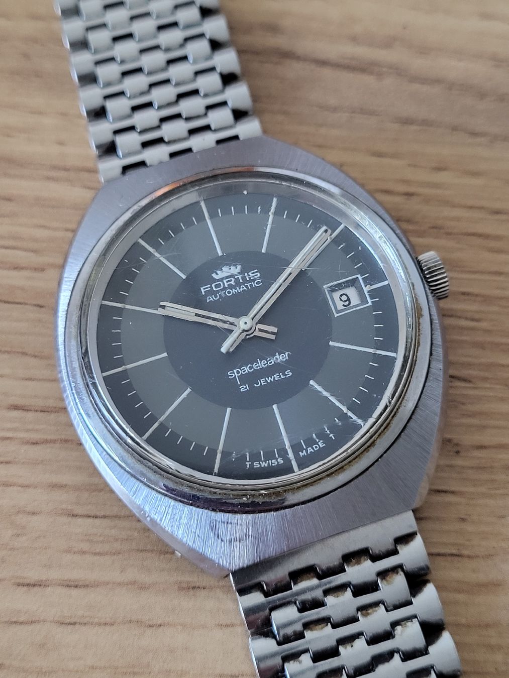 Fortis Uhren: Fortis Spaceleader Automatic Vintage, Top Zustand! – Gebraucht aus Allschwil von Uhrenbinz 1