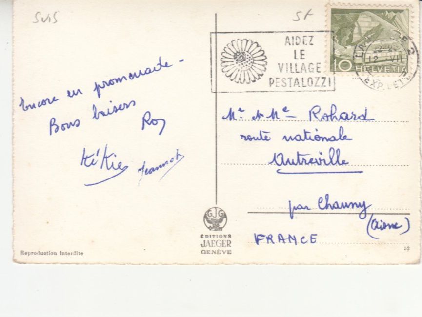 Cartoline postali: Lausanne 1950 – Usato da Bürglen TG venduto da StampGraf 1