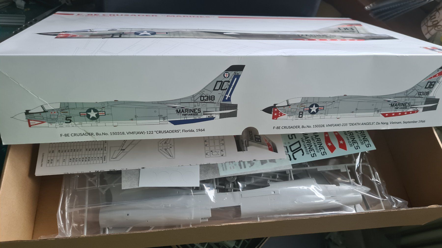 Kit di modellismo & Modellini statici: 1:48 F-8 E Crusader "Marines" - Hobby 2000 / Hasegawa – Nuovo (secondo la descrizione) da Bassersdorf venduto da jackbmw 6